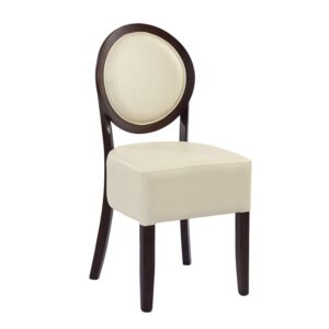 Ashbourne Cream Faux Leather Dining Chairs