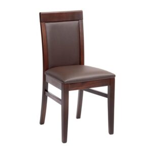 Moreton Brown Leather Restaurant Chairs