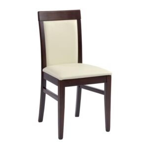 Moreton Cream Leather Restaurant Chairs