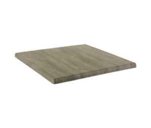 Square Ponderosa Grey Werzalit table top