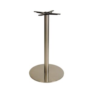 Danilo Large Stainless Steel Round Poseur Tables