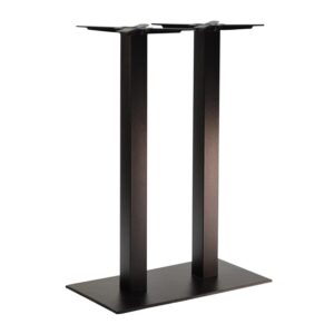 Forza Twin Ped Black Tall Poseur Tables