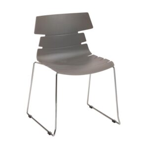 Hoxton Skid Chair Grey