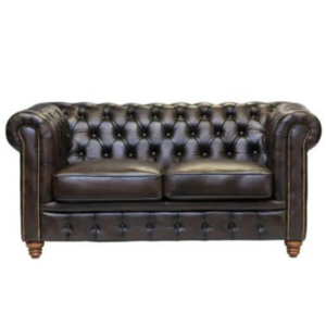Leather Chesterfield 2 Seater Sofa