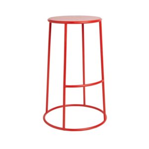 Drum High Stool Red