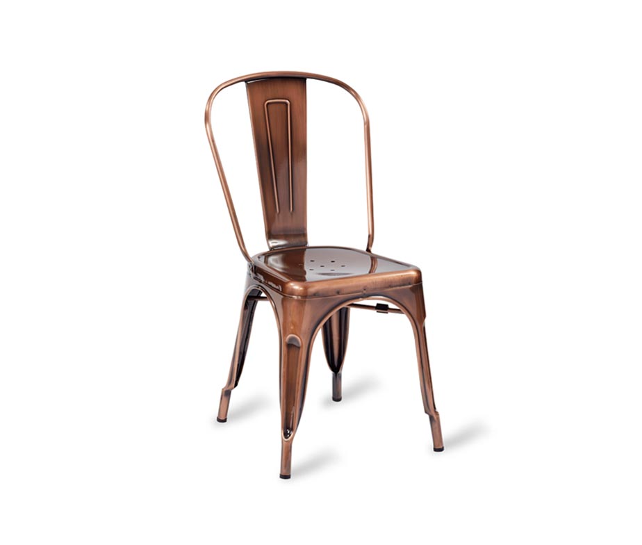 Paris Side Chair Vintage Copper Finish