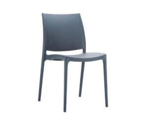 Lode Outdoor Cafe Chairs Grey