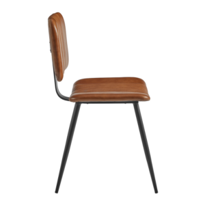 Milo Vintage Side Chair Image Showing side profile of the chair