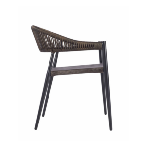 Side profile fo the Vienna armchair