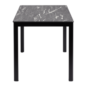Black Marble Rectangular Dining Table