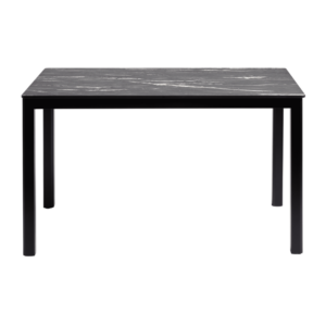 Black Marble Rectangular Dining Table