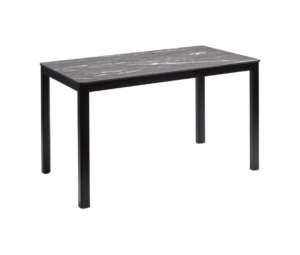 Black Marble Rectangular Dining Table
