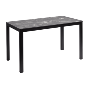 Black Marble Rectangular Dining Table