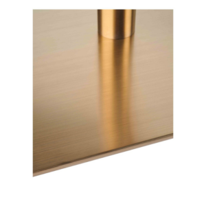 Hera L Square Brass Poseur Tables