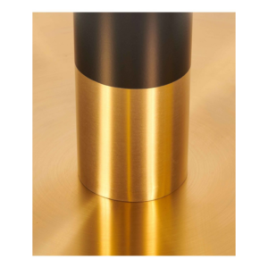 Hera L Square Brass Poseur Tables
