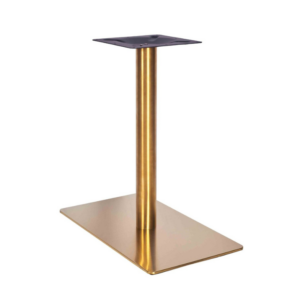 Zeta Rectangular Brass Dining Tables