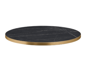 Black Marble Laminate Tops - 700mm Round