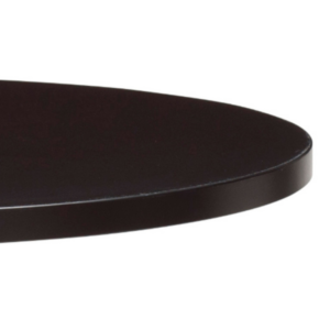 Black Round MFC Table Top Detail