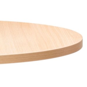 MFC Oak Round Table Top - Detail