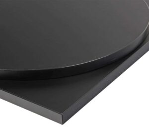 Black Laminate Table Tops