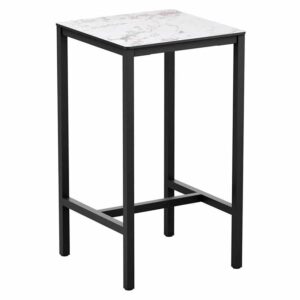 Carrara Square Poseur Table