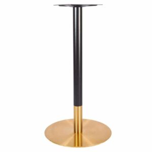 Hera L Round Brass Poseur Tables