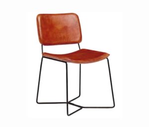 Parker Vintage Tan Dining Chairs