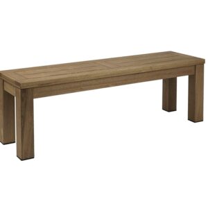 Quad Rustic Outdoor Bench