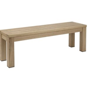 Quad Rustic Outdoor Bench