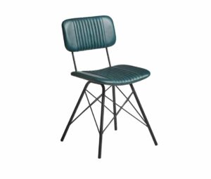 Retro Leather Dining Chair
