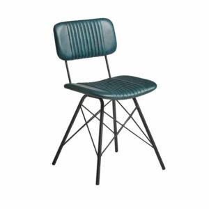 Retro Leather Dining Chair