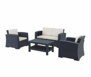Rhone Outdoor Sofa & Chair Set