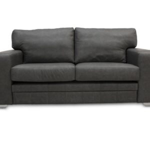 Square Arm Leather Sofa
