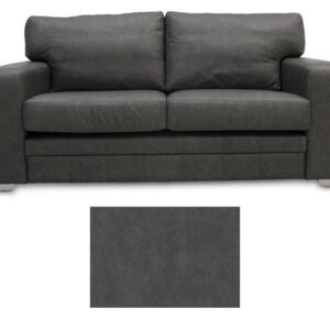 Square Arm Leather Sofa