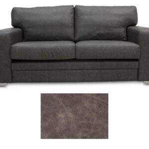 Square Arm Leather Sofa