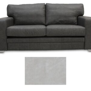 Square Arm Leather Sofa