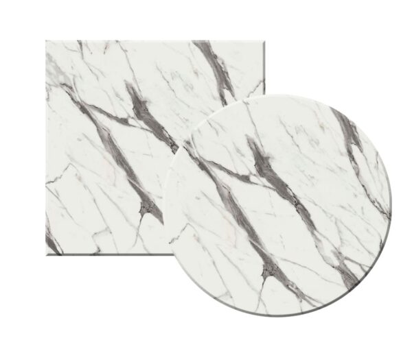 Topalit White Marble Table Tops