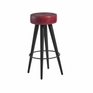 Vintage Leather Bar Stools