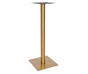 Zeta Square Brass Poseur Tables