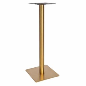 Zeta Square Brass Poseur Tables