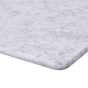 500mm Square White Cararra solid marble image