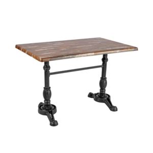Bistro Twin Pedestal Composite Outdoor Table Base