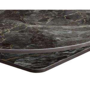 Portero Ceramic Marble Table Top Edge detail