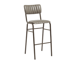 Vintage Faux Leather Bar Chair
