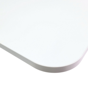 Radius Corner for a White MFC Table Top
