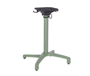 green flip top table base