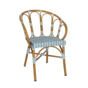 Cuba Armchair in Blue forward facing