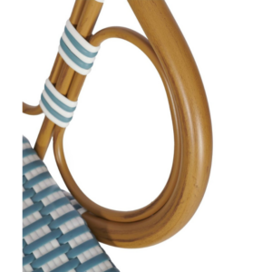 Cuba Armchair showing off the curved arm rest