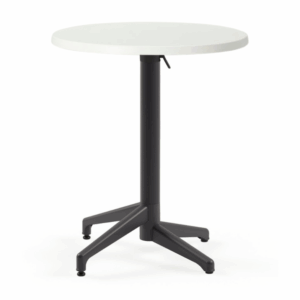 White 2 Seater Complete Flip Top Table