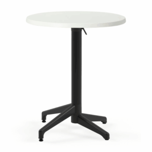 White 2 Seater Complete Flip Top Table